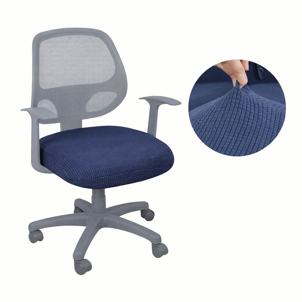 Husă elastică OfficeGuard cu despicătură pentru a menține scaunele curate și protejate
