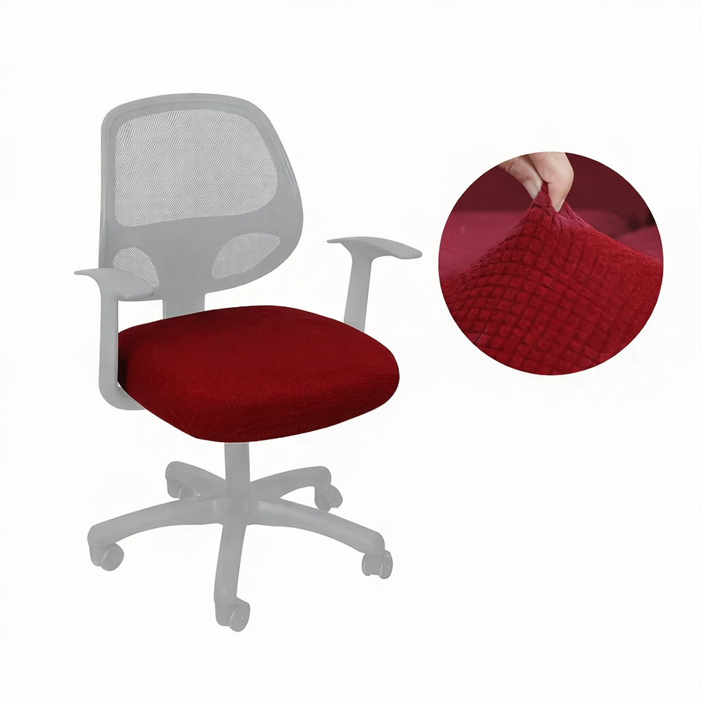Husă elastică OfficeGuard cu despicătură pentru a menține scaunele curate și protejate