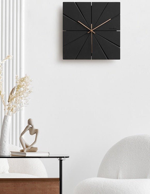 CalmTime Modern Quiet Wall Clock For Living Spaces