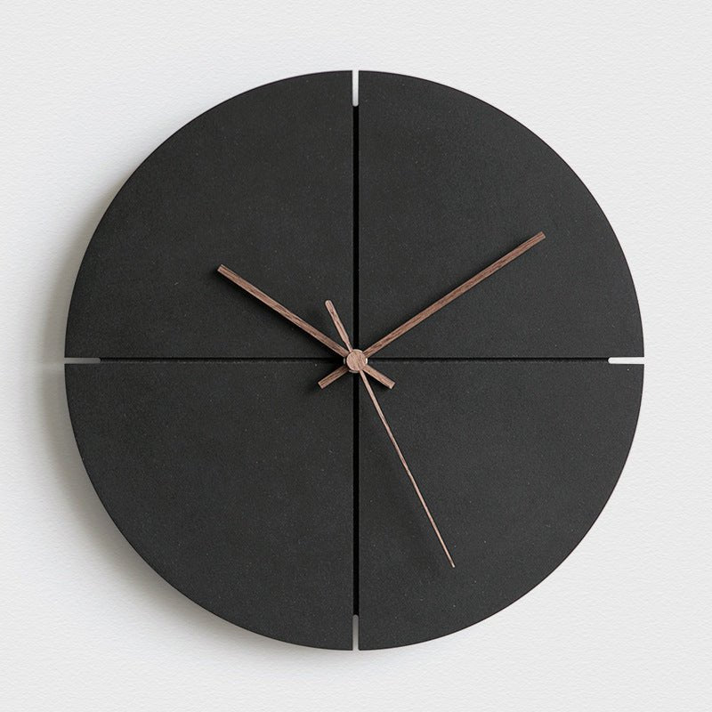 CalmTime Modern Quiet Wall Clock For Living Spaces