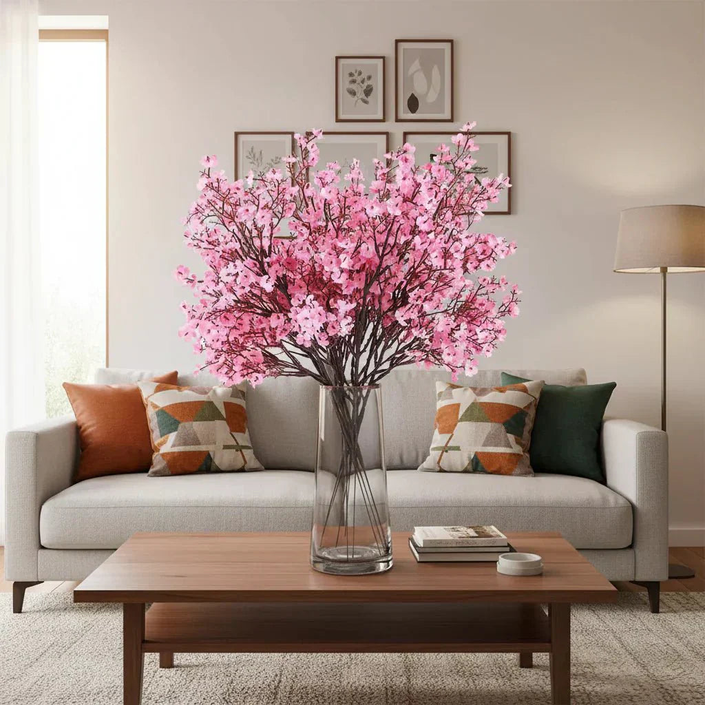 Flori artificiale PetalVista Cireș în floare, aspect natural, fără întreținere, decor pentru casă
