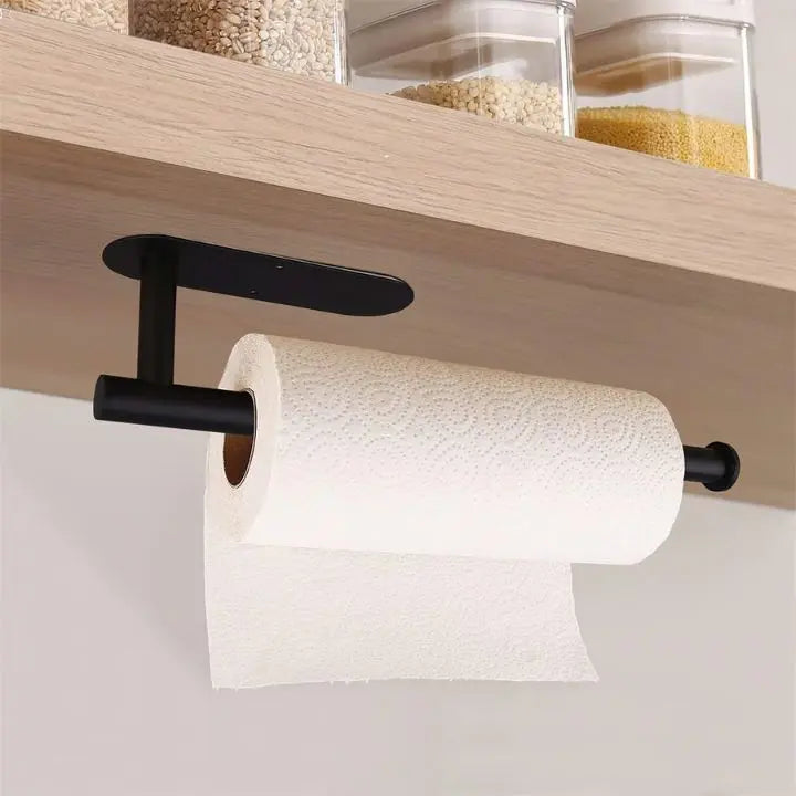 Porta rotolo di carta da parete senza trapano per cucine moderne e casa