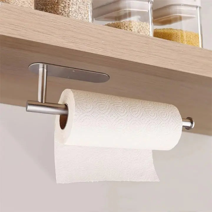Porta rotolo di carta da parete senza trapano per cucine moderne e casa