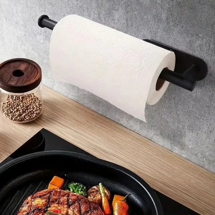 Porta rotolo di carta da parete senza trapano per cucine moderne e casa