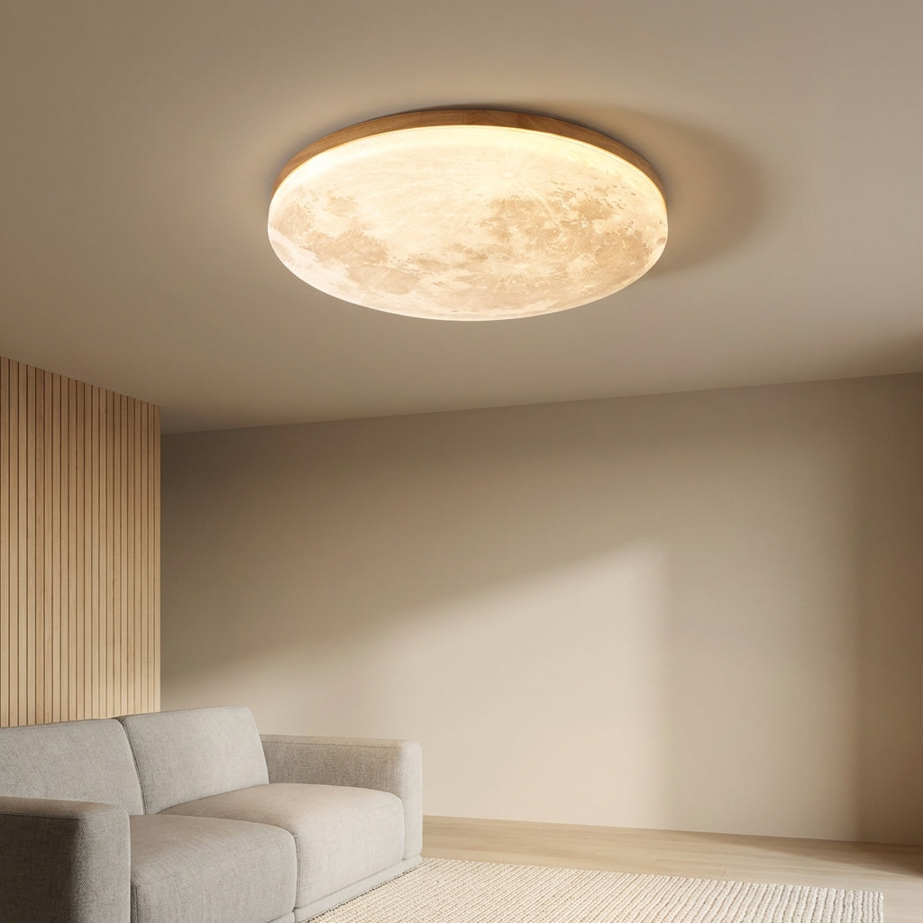 LumaQuiet Rund loftslampe med blød lysdiffusion