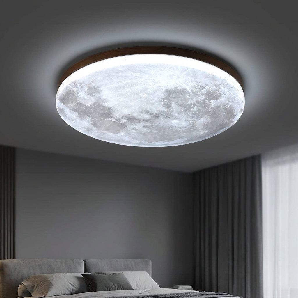 LumaQuiet Rund loftslampe med blød lysdiffusion