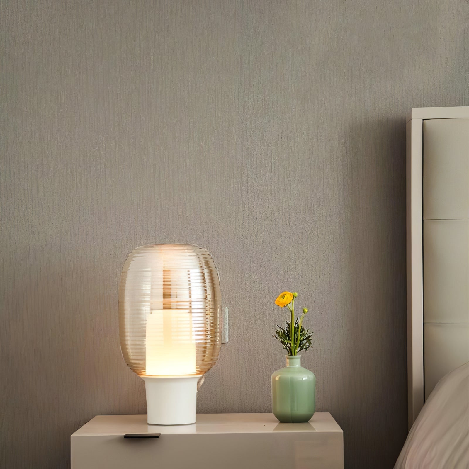 LuminaNova Asztali Lámpa Lágy, Időtlen Fénnyel a Meleg Hangulatvilágításhoz CasaLine