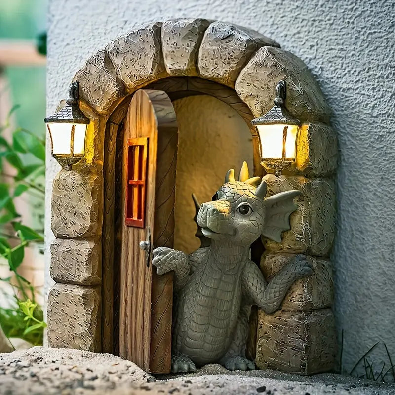 Mythiccrest Håndlavet Drage Have Statue til Udendørs Udstilling