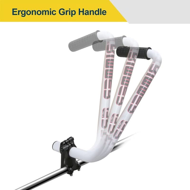 مقبض تمديد ماكينة الحلاقة ErgoGrip لراحة وتحكم صديقين للظهر