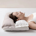 Almohada ergonómica para el cuello de dos capas con altura ajustable para soporte