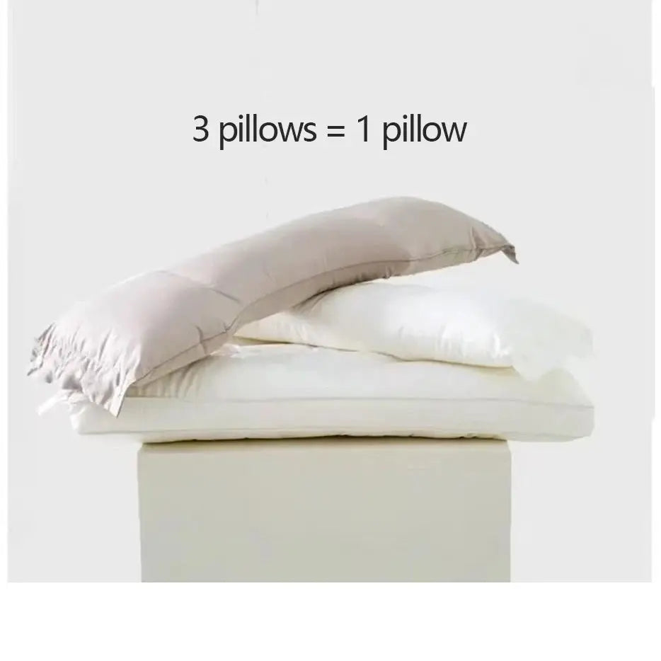 Almohada ergonómica para el cuello de dos capas con altura ajustable para soporte