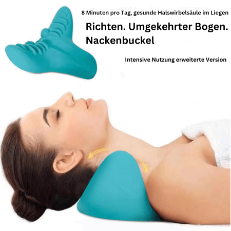 CalmEase ergonominen niskahierontatyyny rentoutumiseen ja kipujen lievitykseen