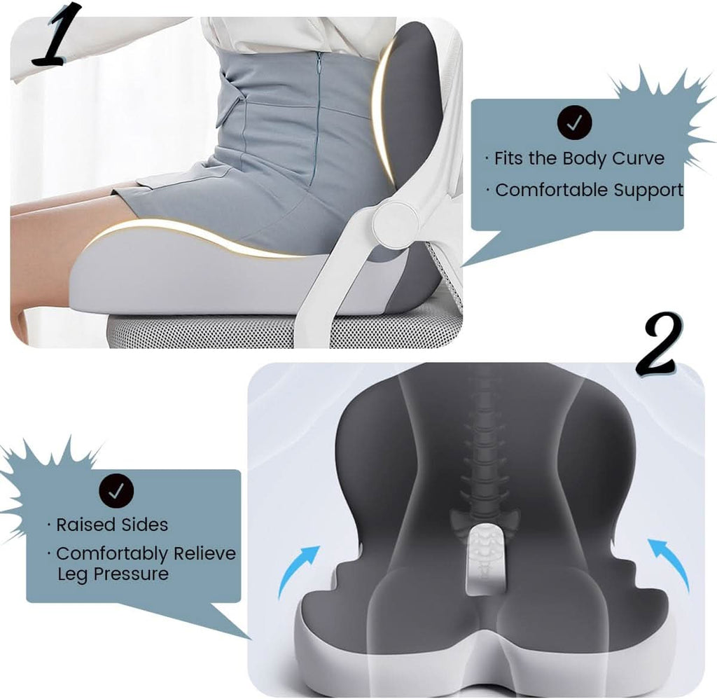 Cojín de espuma viscoelástica ProPosture para postura y comodidad
