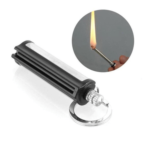 FlareForge Feuerstarter Kompakt Wasserdicht Metallzündung Für Outdoor-Freunde
