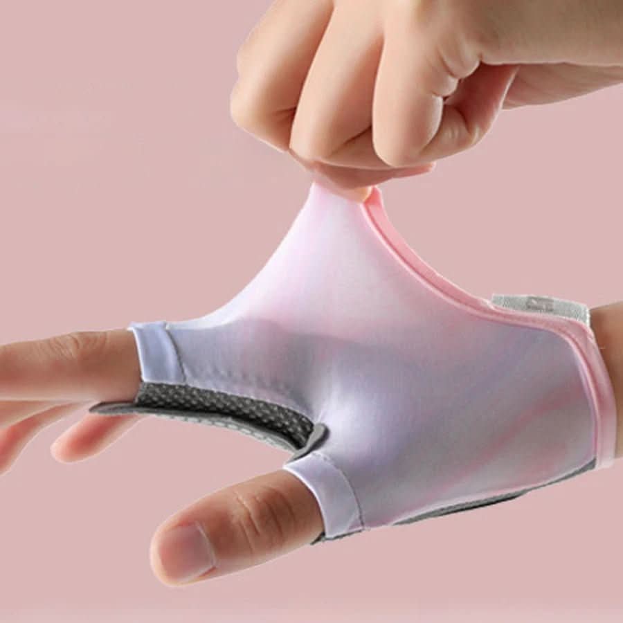 AeroFlex Halvfingerhansker med pustende komfort og slitesterkt grep for idrettsutøvere