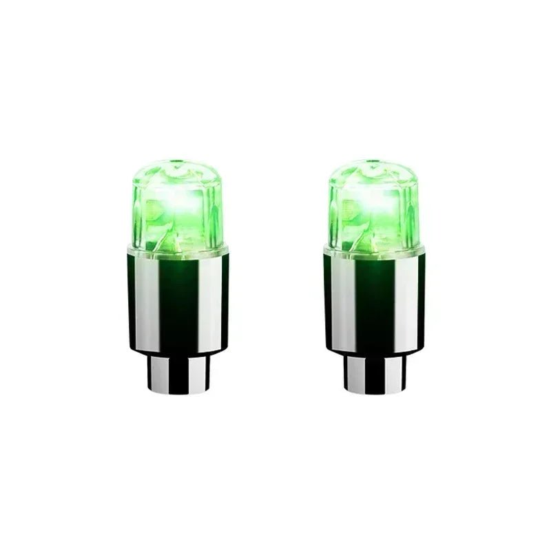 Capace LED LumaPulse pentru valve de anvelope și biciclete, cu iluminare activată prin mișcare pentru cicliști