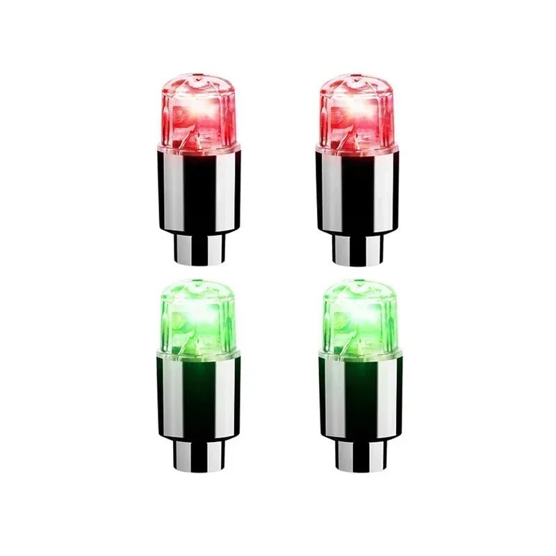 Capace LED LumaPulse pentru valve de anvelope și biciclete, cu iluminare activată prin mișcare pentru cicliști