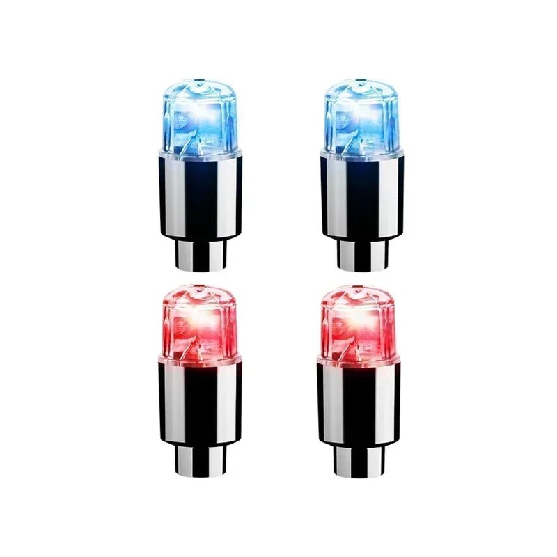 Capace LED LumaPulse pentru valve de anvelope și biciclete, cu iluminare activată prin mișcare pentru cicliști