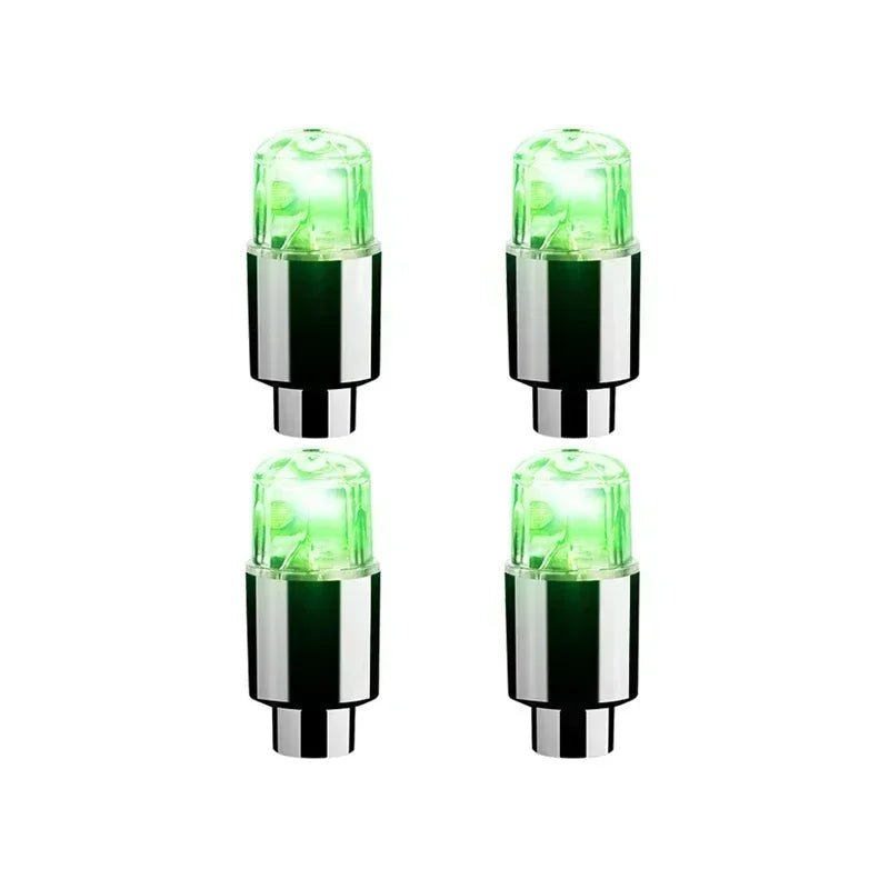 Capace LED LumaPulse pentru valve de anvelope și biciclete, cu iluminare activată prin mișcare pentru cicliști