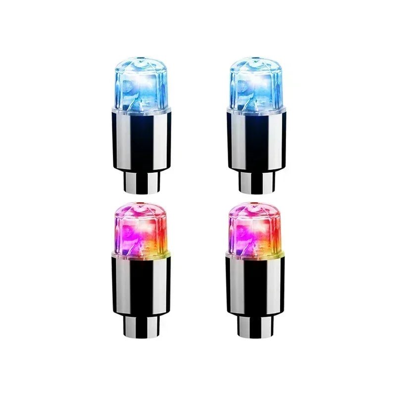 Capace LED LumaPulse pentru valve de anvelope și biciclete, cu iluminare activată prin mișcare pentru cicliști