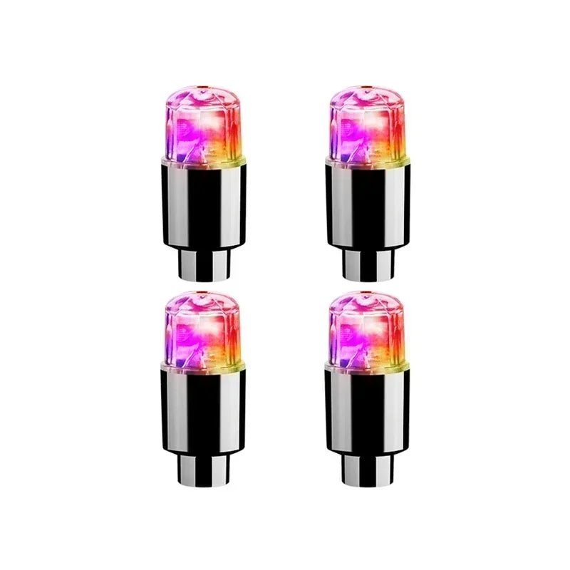 Capace LED LumaPulse pentru valve de anvelope și biciclete, cu iluminare activată prin mișcare pentru cicliști