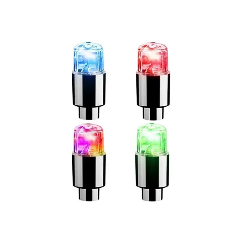 Capace LED LumaPulse pentru valve de anvelope și biciclete, cu iluminare activată prin mișcare pentru cicliști