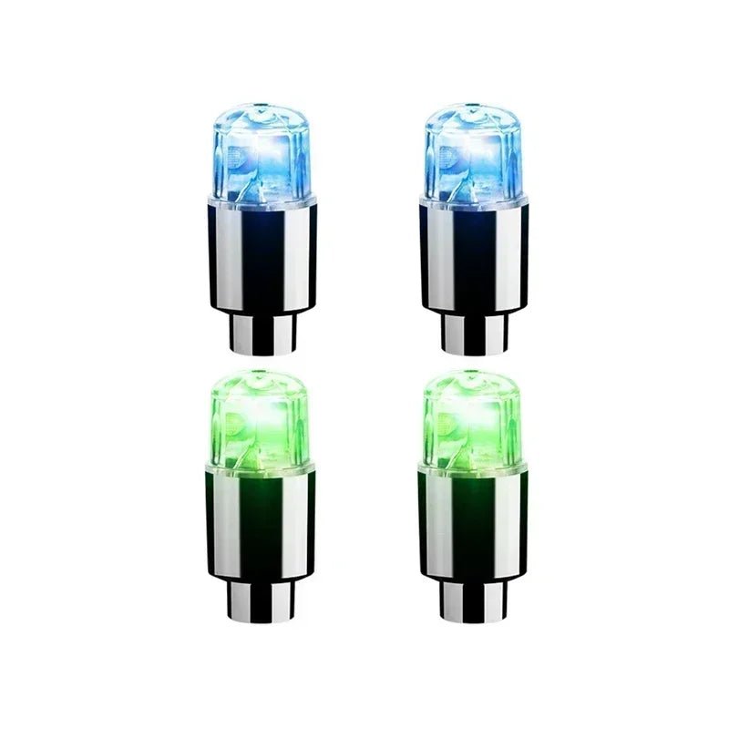 Capace LED LumaPulse pentru valve de anvelope și biciclete, cu iluminare activată prin mișcare pentru cicliști
