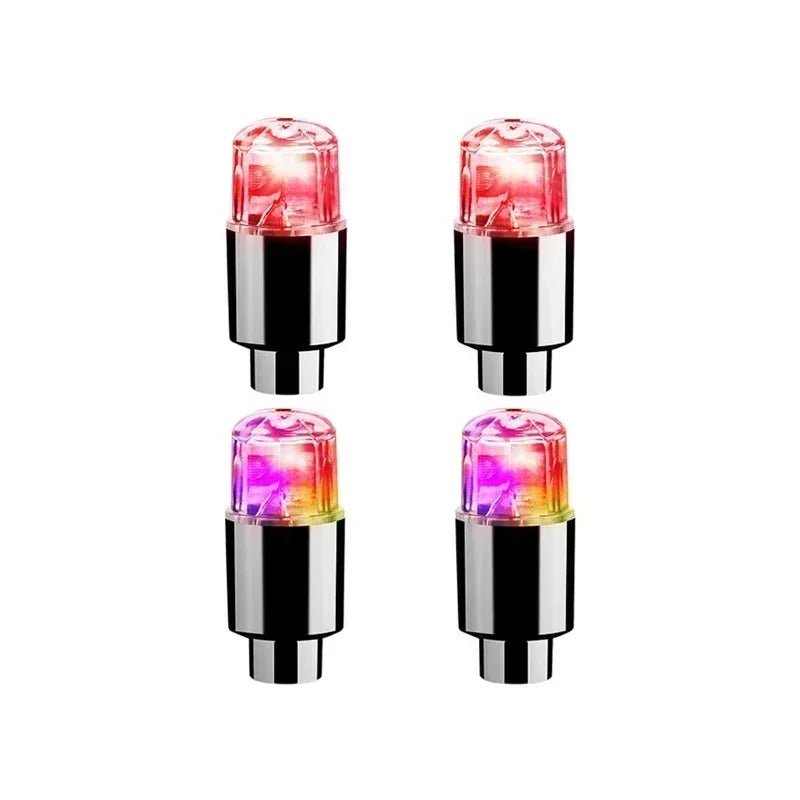 Capace LED LumaPulse pentru valve de anvelope și biciclete, cu iluminare activată prin mișcare pentru cicliști