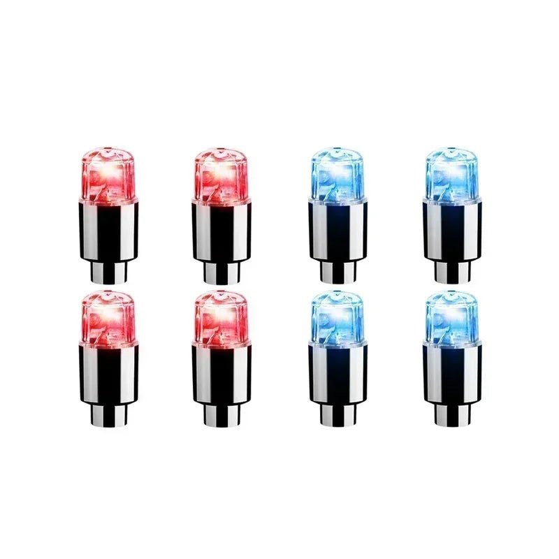 Capace LED LumaPulse pentru valve de anvelope și biciclete, cu iluminare activată prin mișcare pentru cicliști