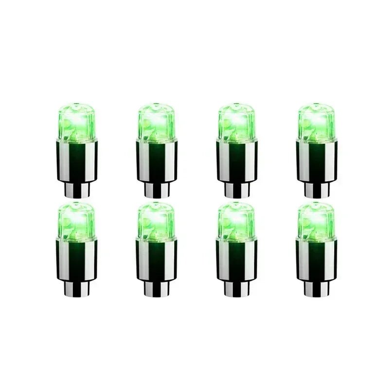 Capace LED LumaPulse pentru valve de anvelope și biciclete, cu iluminare activată prin mișcare pentru cicliști