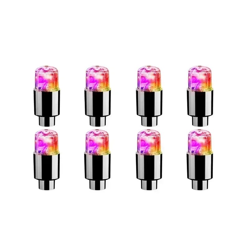 Capace LED LumaPulse pentru valve de anvelope și biciclete, cu iluminare activată prin mișcare pentru cicliști