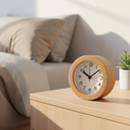 Réveil silencieux TimberGlow pour table de chevet et chambre