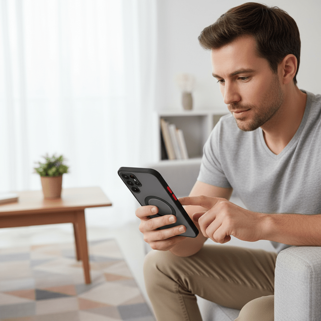 GraniteGuard Magnetische Stoßfeste Hülle für Android-Smartphones