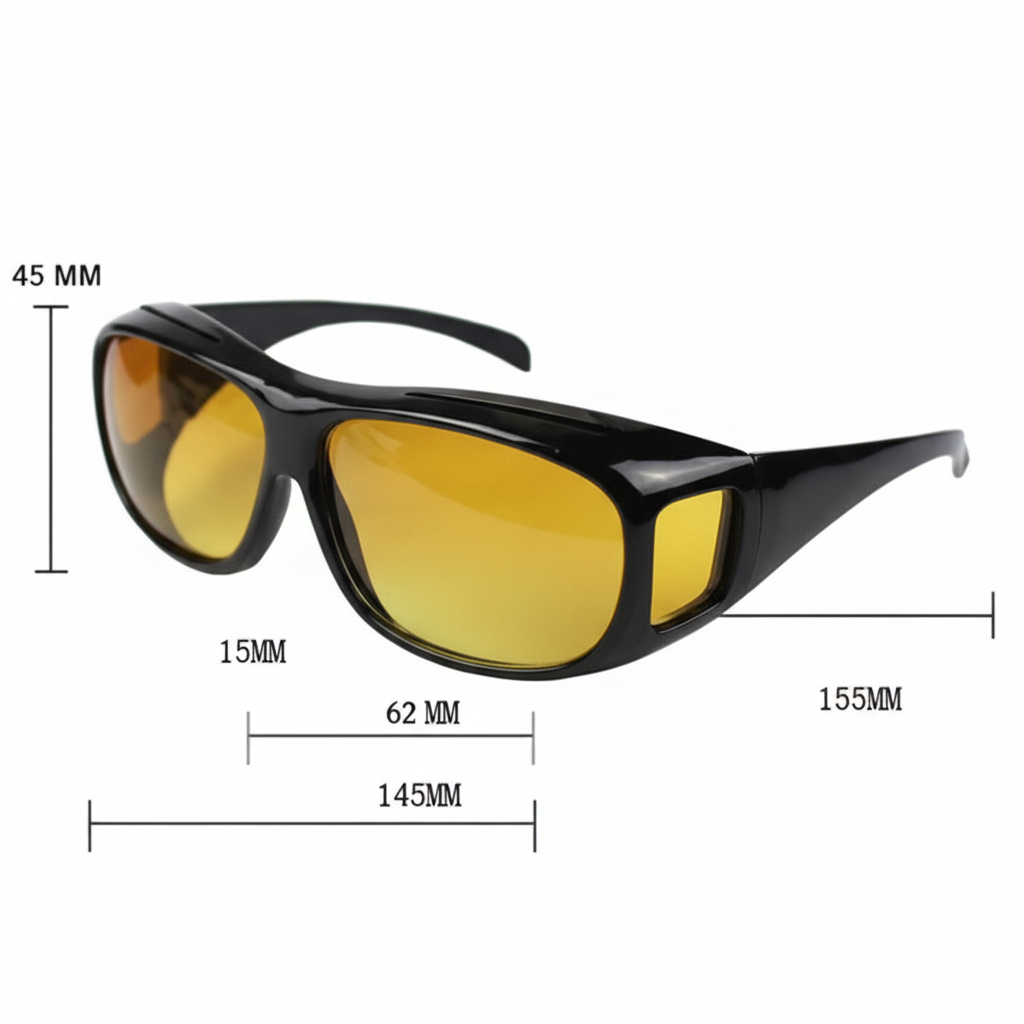 Glasses For Enhanced Night Vision While Driving After Dark