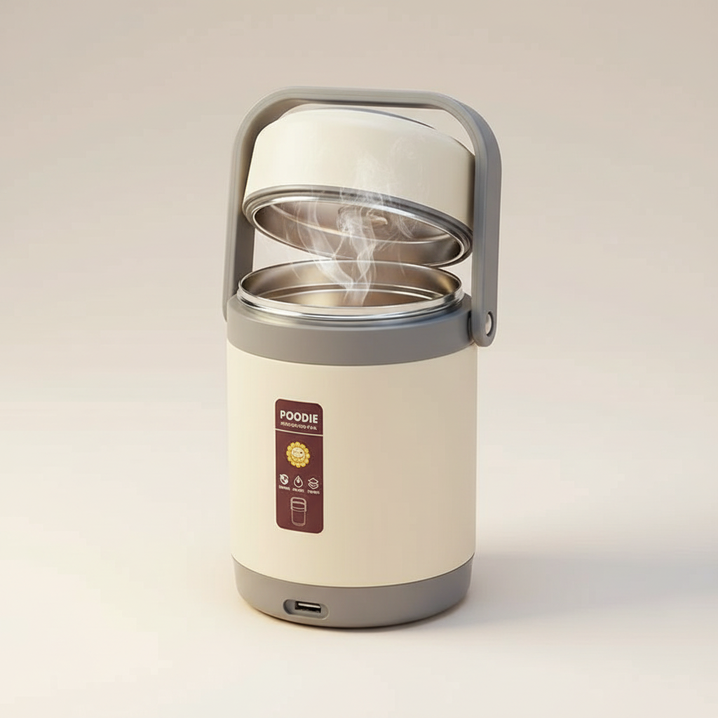 USB Heated Lunch Box | 304 Stainless Steel, Portable Food Warmer