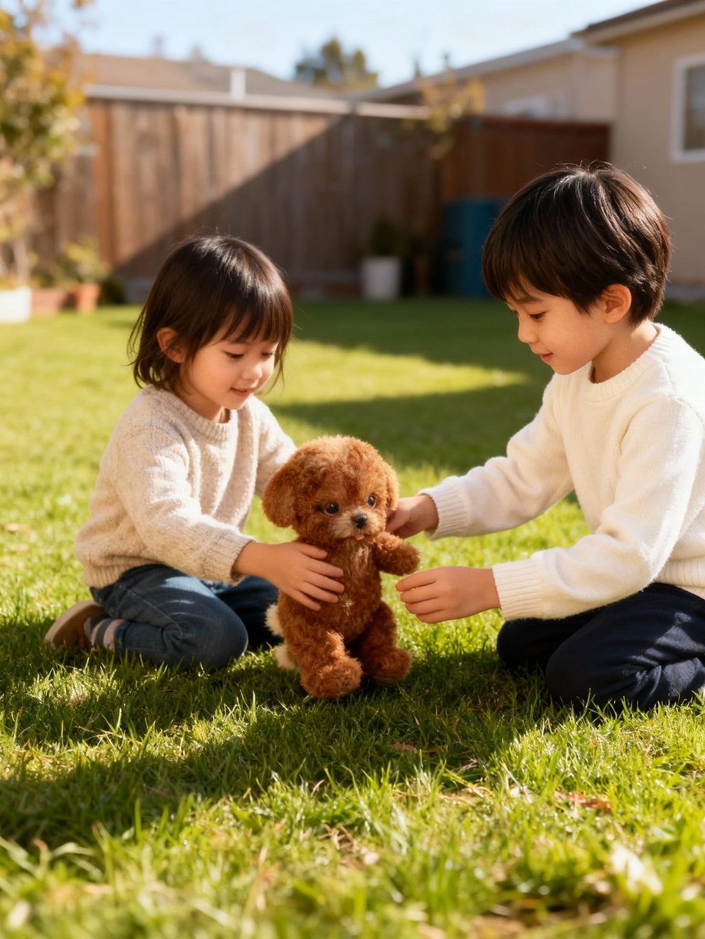 PexoPup Battery Powered Plush Toy Robot Puppy That Walks And Barks