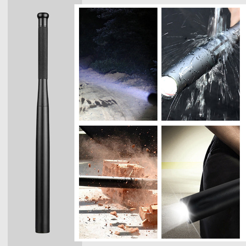 NovaBat Aluminum Alloy Baseball Bat LED Flashlight With Three Modes