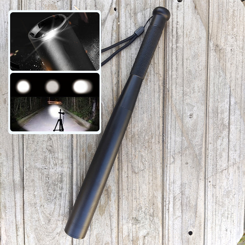 NovaBat Aluminum Alloy Baseball Bat LED Flashlight With Three Modes