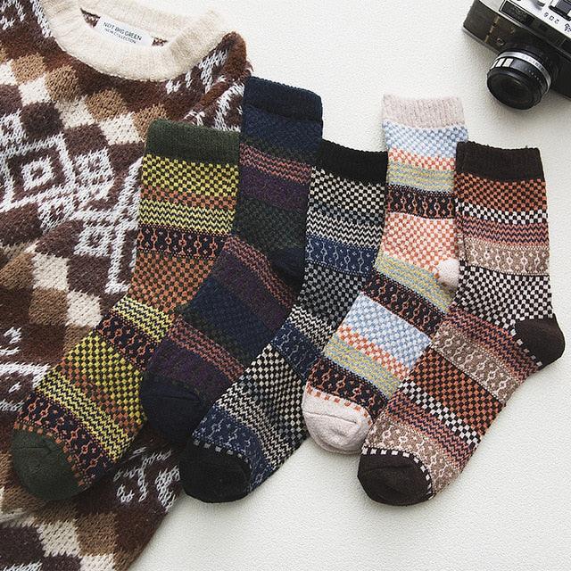Nordloom İskandinav Motifli Kuzey Yünü Pamuklu Örgü Kazak Unisex Sıcaklık