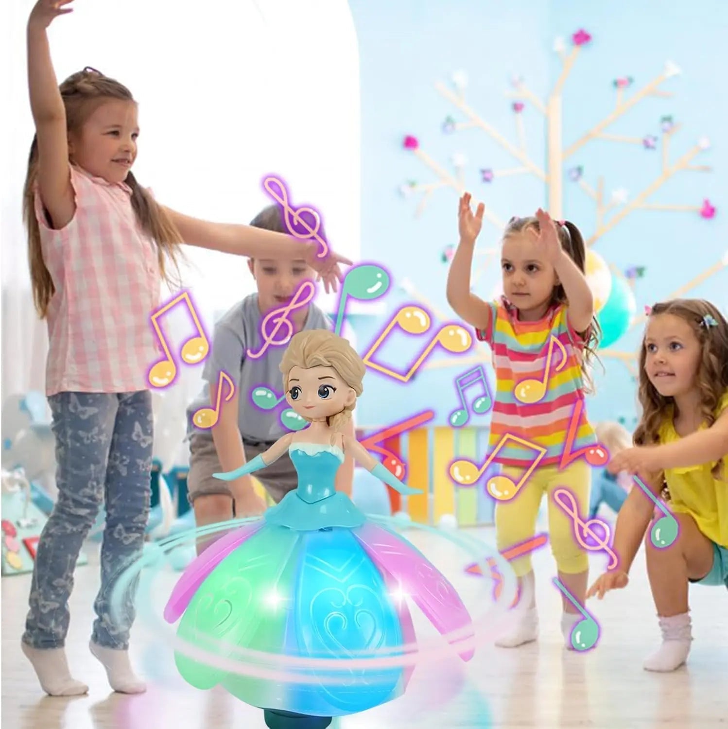 Poupée Princesse Télécommandée avec Lumières pour le Jeu et l'Imagination