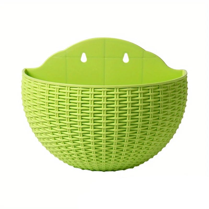 Vaso da parete Verdanta in stile vimini per verde verticale
