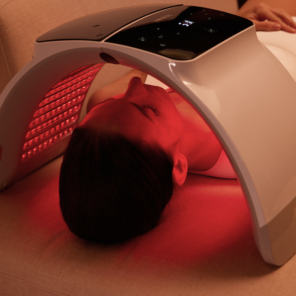 Face And Body Skin Care With Multicolor LED Light For Smoothing And Texture