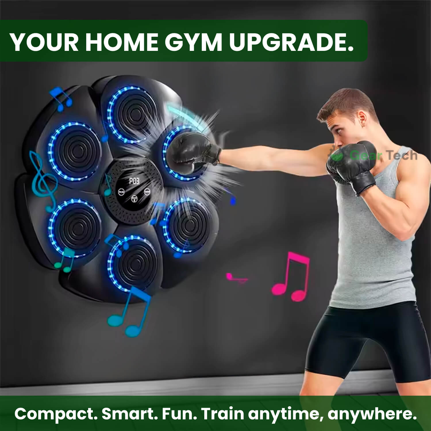 Boxing Rhythm Pad Offering Targeted Feedback For Home Workouts