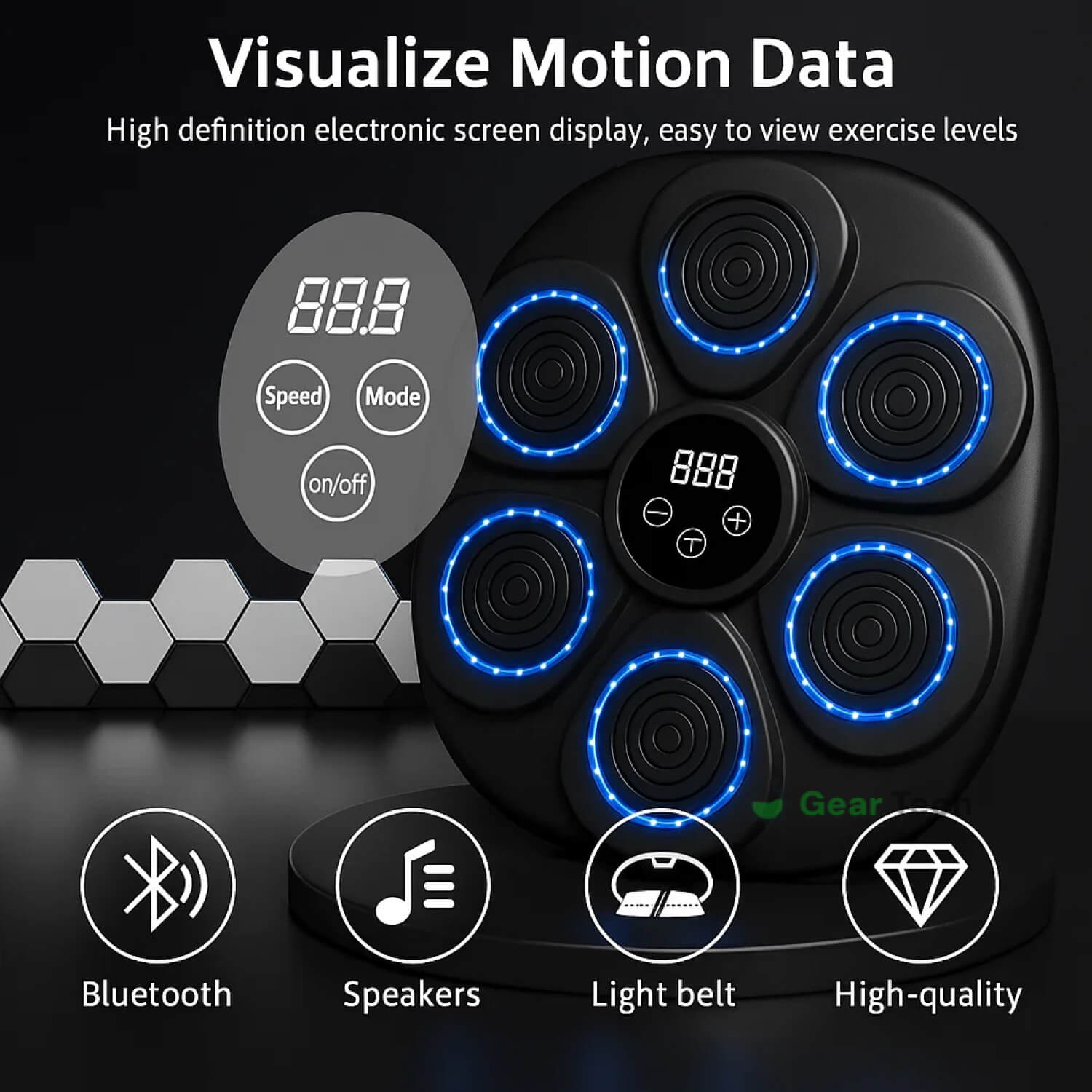 Boxing Rhythm Pad Offering Targeted Feedback For Home Workouts