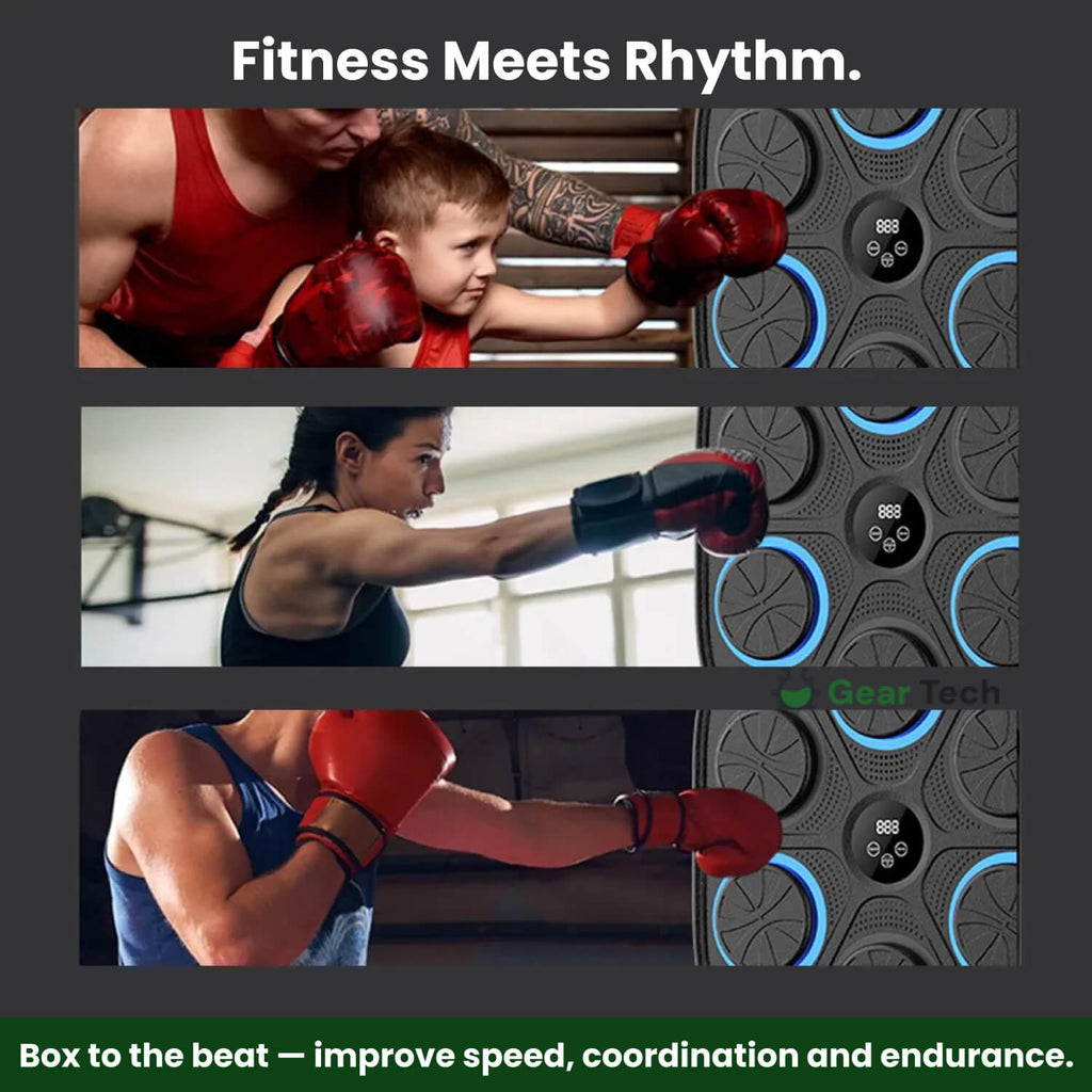 Boxing Rhythm Pad Offering Targeted Feedback For Home Workouts