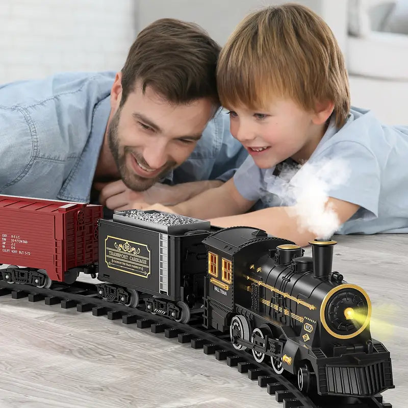 Set di trenino TrackMaster Pro a batteria con suoni realistici di casa