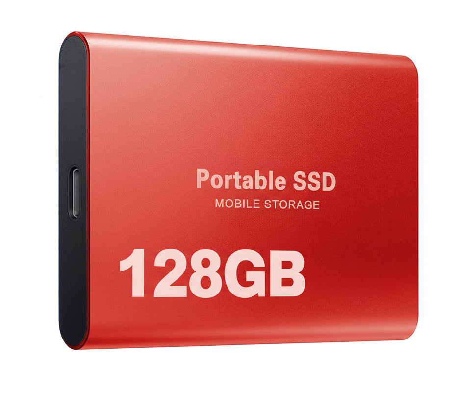 Disco Externo SSD Portátil de 128GB Armazenamento Compacto e Rápido