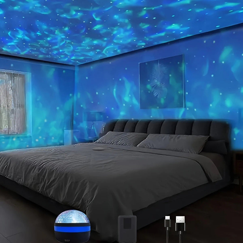 LumaNova USB-betriebene Sternenhimmel-Projektorlampe für Schlafzimmer und Partys