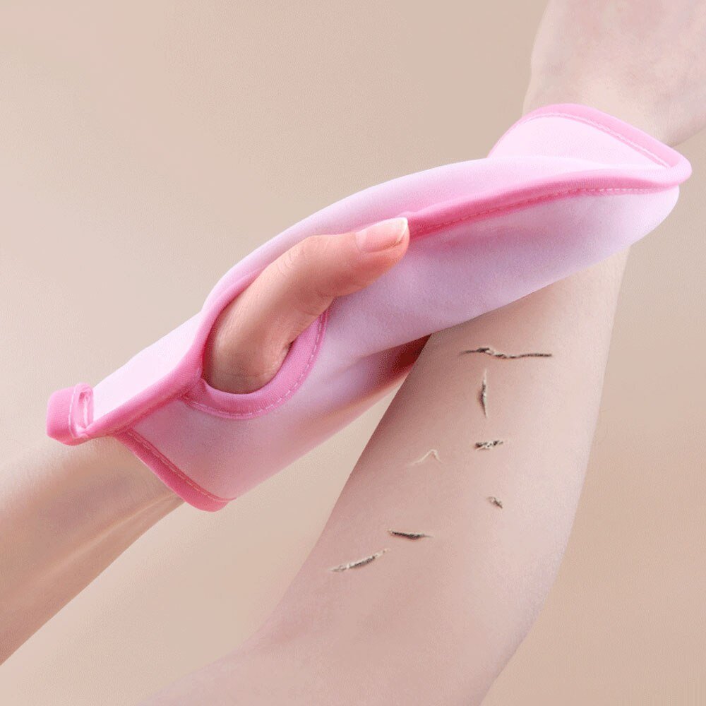 GlowEase Gentle Peeling Shower Glove For Smooth Skin All Skin Types