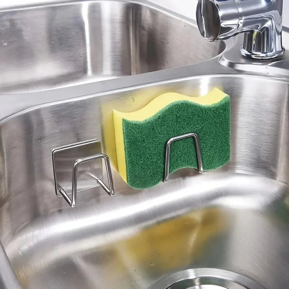 Organizador para fregadero StellarNest de acero inoxidable para esponjas, ahorro de espacio